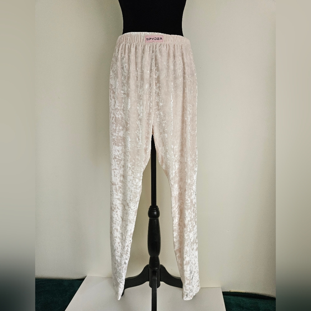 Spyder Velvet Cream Pajama Pants